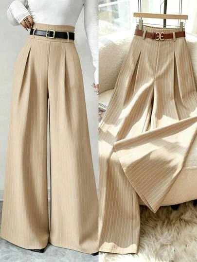 مدل شلوار پارچه‌ ای واید 17