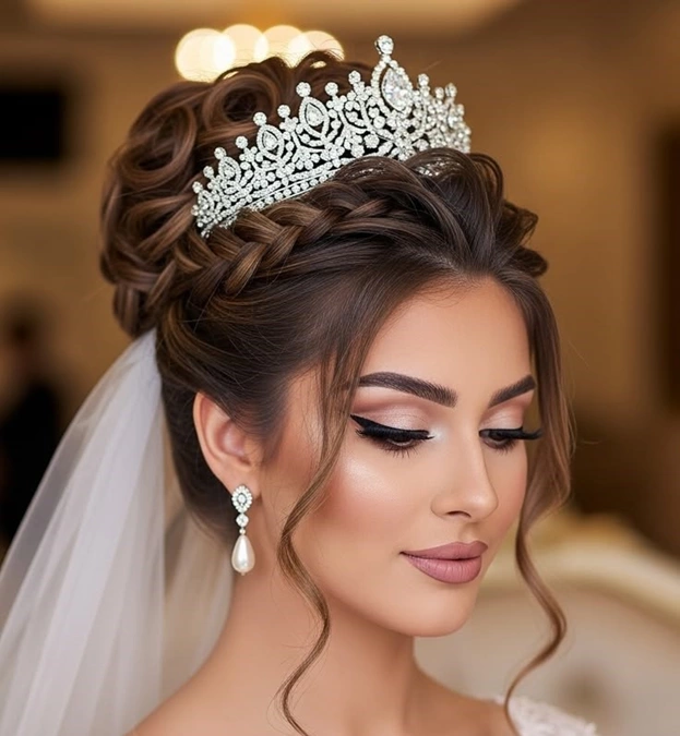 مدل شینیون باز و بسته عروس 13 مدل شینیون باز و بسته عروس 13