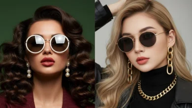 مدل عینک آفتابی گرد زنانه