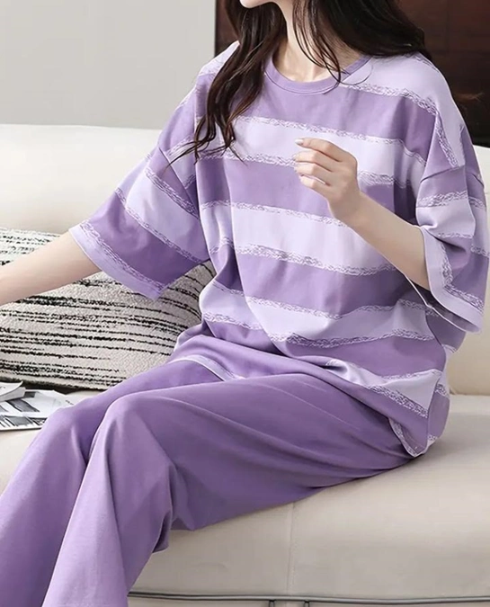 مدل لباس خانگی شیک دخترانه 19