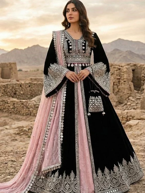 مدل لباس گند افغانی دخترانه 11