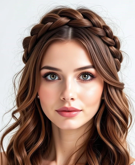 مدل مو باز دخترانه برای عروسی 12