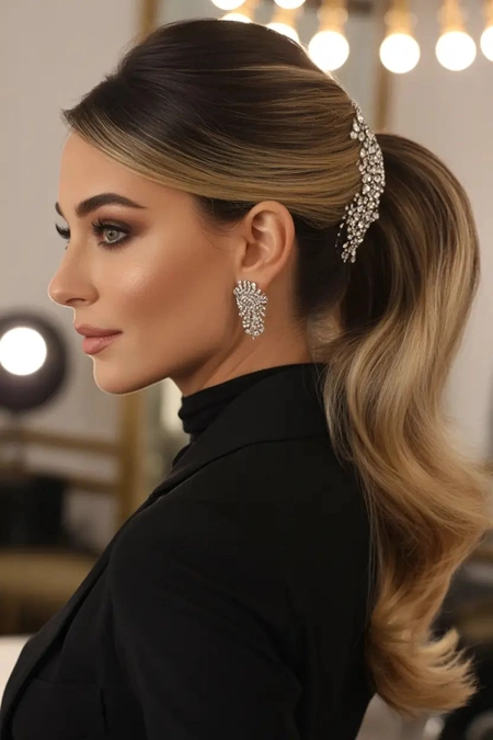 مدل مو دخترانه برای عروسی 10