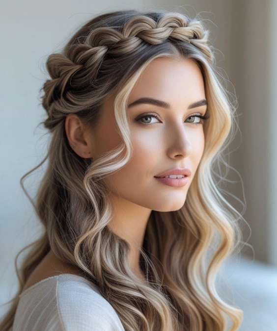 مدل مو دخترانه برای عروسی 8