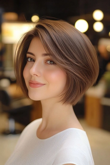 مدل موی صاف کوتاه دخترانه 22