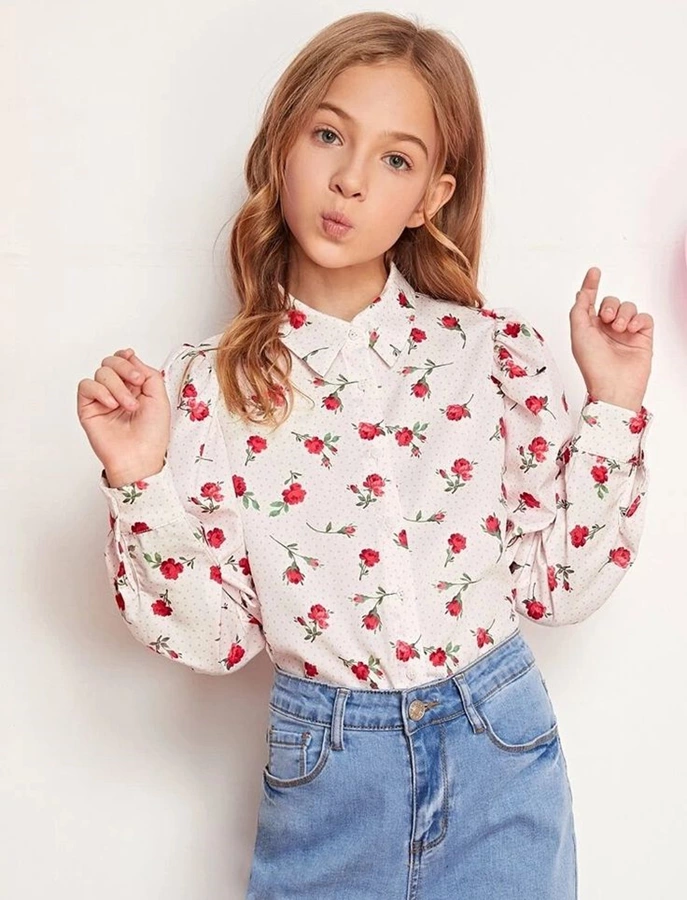 شومیز دخترانه ۱۰ ساله 23