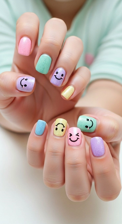 طرح ناخن بچه گانه برای عروسی 12