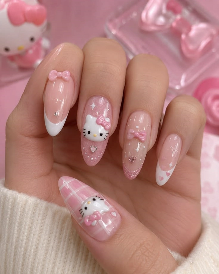 طرح ناخن بچه گانه برای عروسی 24