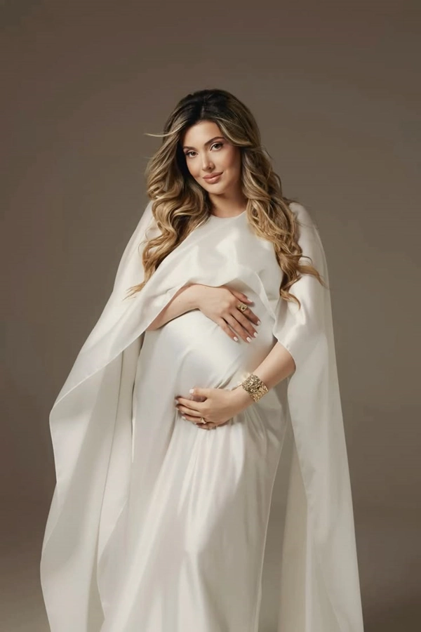 مدل لباس بارداری برای عکاسی 15
