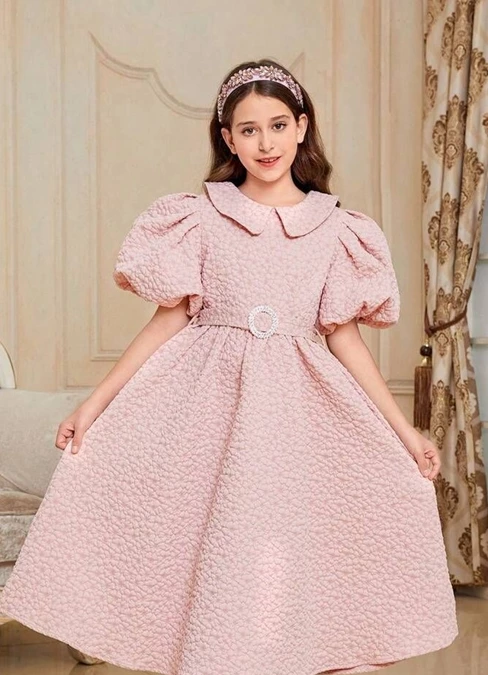 مدل لباس دخترانه 11 ساله پوشیده برای عروسی 12