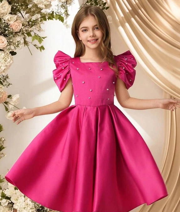 مدل لباس دخترانه 11 ساله پوشیده برای عروسی 21