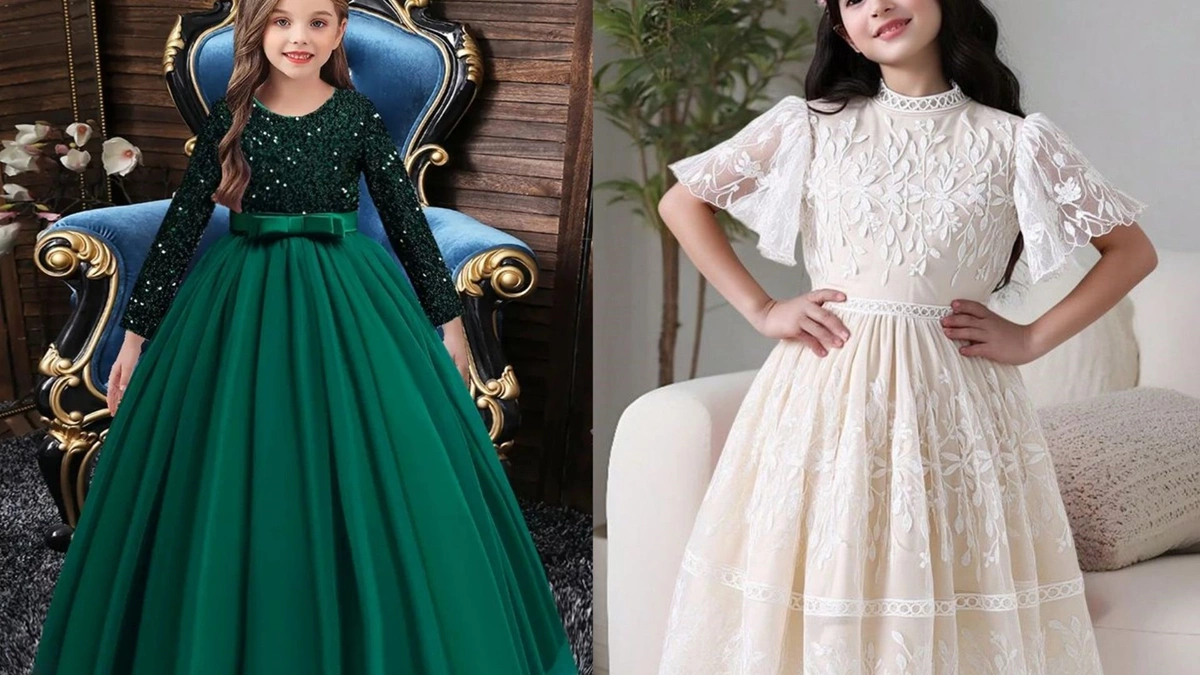 مدل لباس مجلسی دخترانه 9 ساله برای عروسی 26