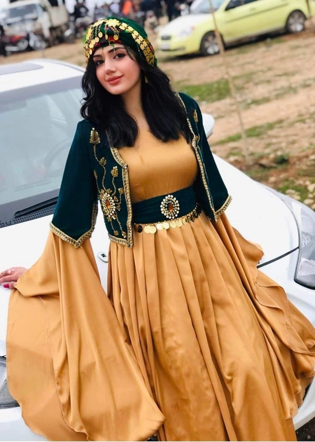 مدل لباس کردی زنانه 6