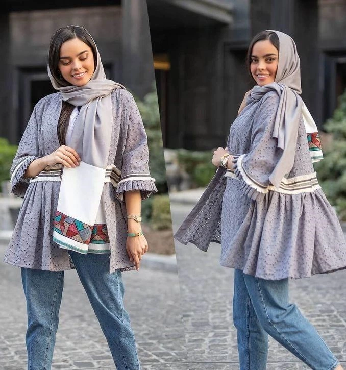 مدل مانتو دختر ۱۴ ساله 12