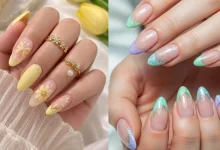 مدل ناخن فرنچ پاستیلی