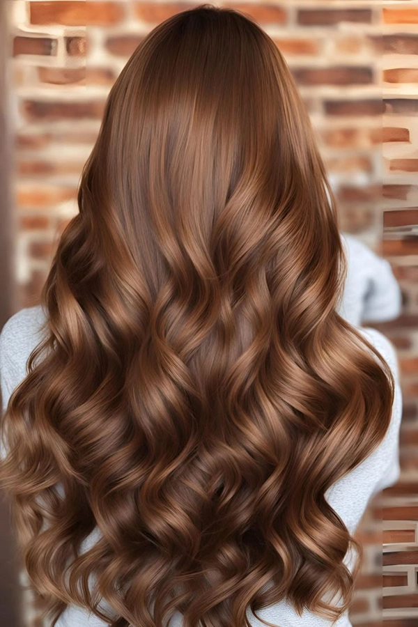 رنگ مو قهوه ای شکلاتی 15