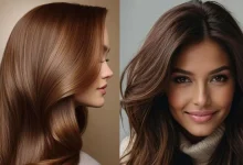 رنگ مو قهوه ای شکلاتی