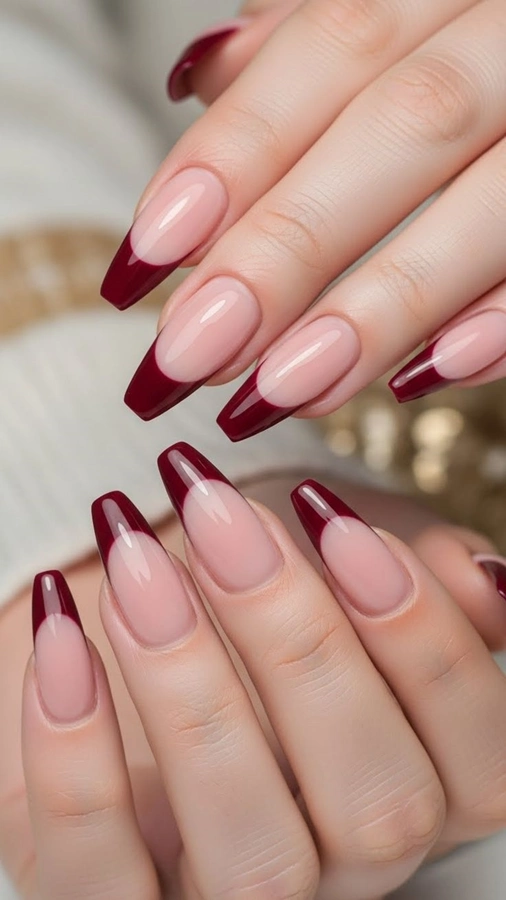 طراحی ناخن فرنچ پاییزی 10