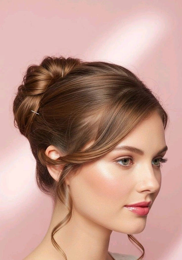 مدل شینیون ساده 21