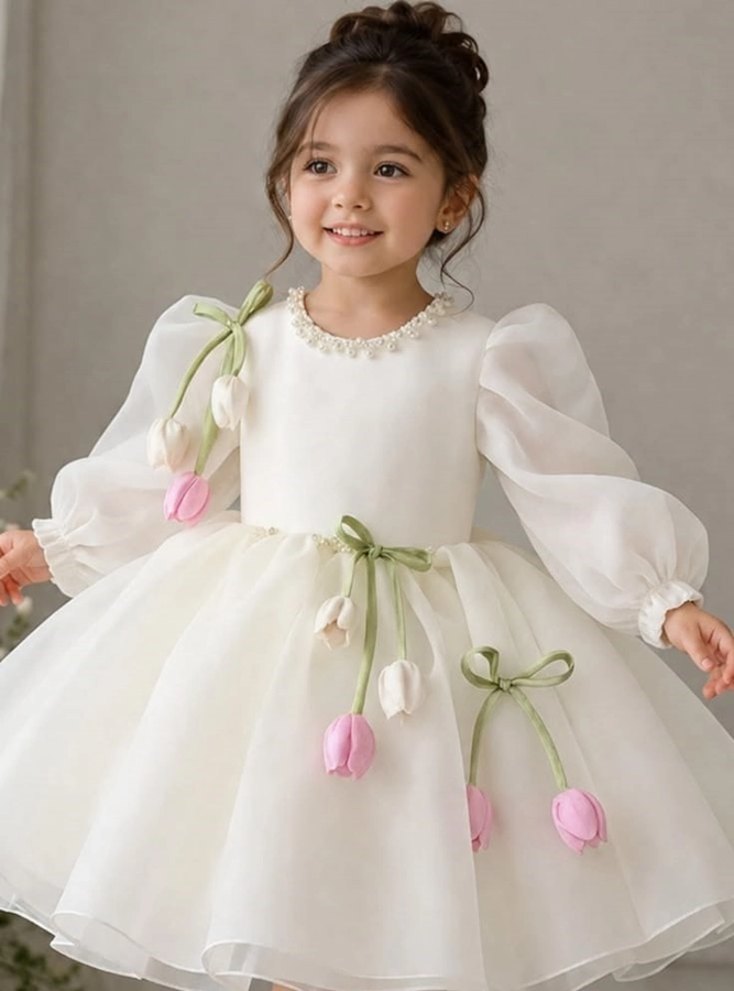 مدل لباس عروس بچه‌ گانه پرنسسی 23