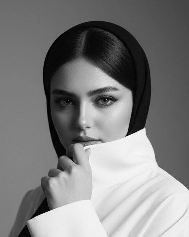 مدل موی زیر مقنعه 10