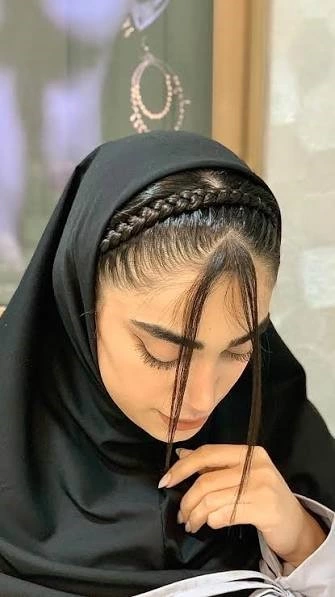 مدل موی زیر مقنعه 22