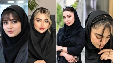 مدل موی زیر مقنعه