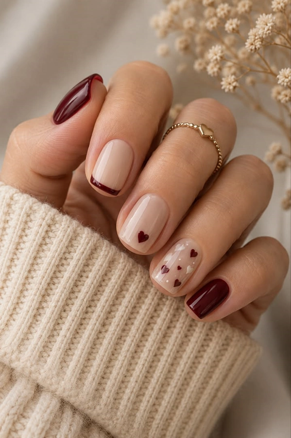 ژلیش ناخن پاییزی ساده 12