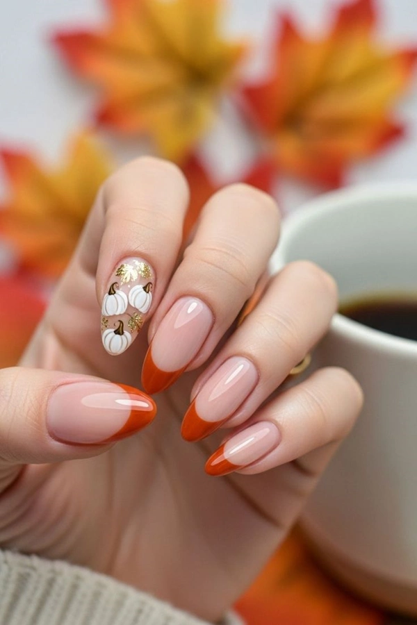ژلیش ناخن پاییزی ساده 25