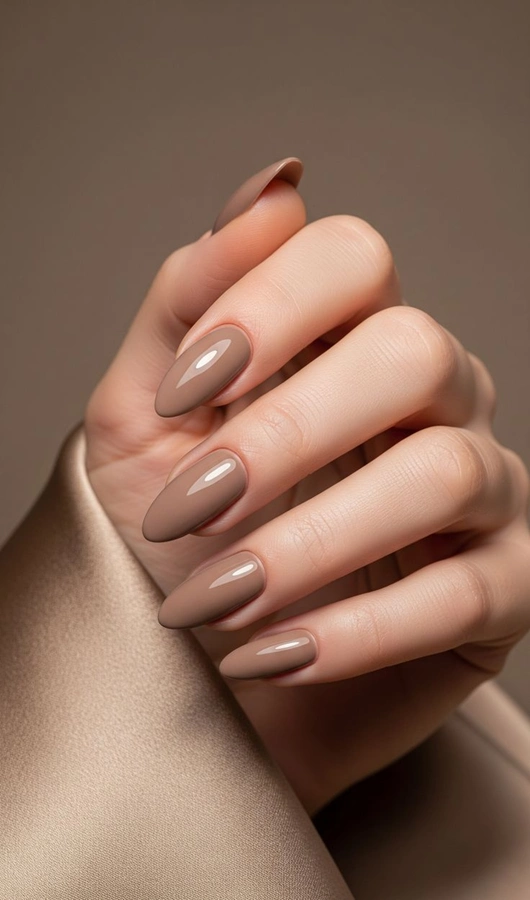 ژلیش ناخن پاییزی ساده 9